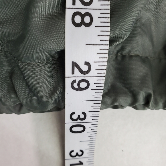 Lands End Mens Nylon Jacket Coat Softshell Outdoor Green Rain Windbreaker SZ XL - Picture 11 of 11